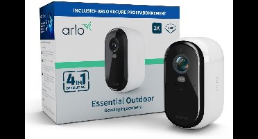 Arlo Essential2 2K beveiligingscamera - 1 IP-Camera