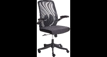 BELIANI OVERLORD - Bureaustoel - Zwart - Stof