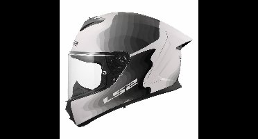 LS2 FF820 Rapid III helm Flow glans wit grijs XXS