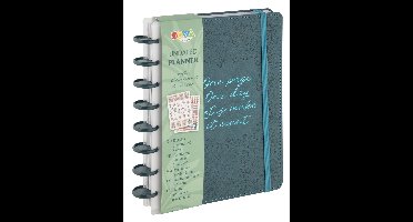 Luxe Planner Ongedateerd - Dagplanner A5 Formaat - Weekplanner Hardcover - Ringband - Journal - Organizer - Stickervellen - Liniaal - Joya Creative