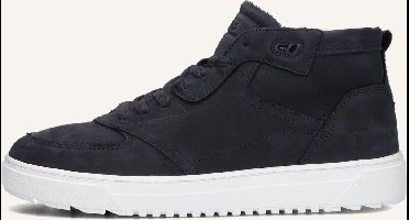 HUB Nevada Sneakers Heren - Leren Sneaker - Blauw - Maat 48