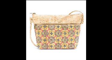 green-goose® Crossbody Handtas | Vegan | Peta Approved | 100% Natuurlijk Kurk | Blauw en Rood