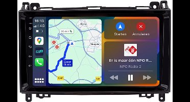 BG4U - Android Navigatie Radio geschikt voor Mercedes Vito Viano Sprinter B200 A200 met Apple Carplay en Android Auto