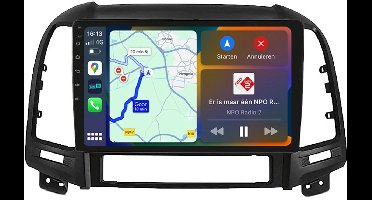 BG4U - Android Navigatie Radio geschikt voor Hyundai Santa Fe 2006-2012 met Apple Carplay en Android Auto