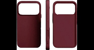 S&E iPhone Hoesje – Stevig, Stijlvol & Schokbestendig - Iphone 17 Pro Max - Rood