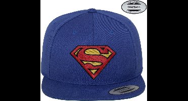 Superman Premium Snapback Cap Blue