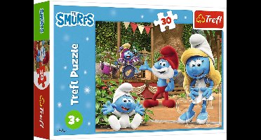 Smurfenpuzzel voor kinderen - 30 stukjes - Met baby smurf