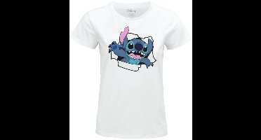 Lilo & Stitch Tore Stitch Dames T-shirt - wit - L