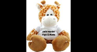Knuffel Funnies Giraf Jullie worden Papa en Mama