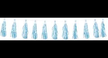 Boland Tasselslinger Baby Boy 3 Meter Papier/polyester Blauw
