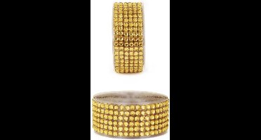 Strassband zelfklevend Goud