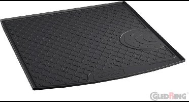 Gledring Rubbasol (Rubber) Kofferbakmat passend voor Volkswagen Golf VII Variant 2012- (Hoge laadvloer)