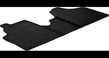 Gledring Rubbermatten passend voor Citroen Jumpy / Peugeot Expert / Fiat Scudo 2007-2016 (TK profiel 3-delig + montageclips)