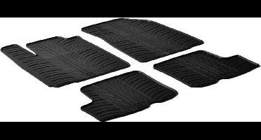Gledring Rubbermatten passend voor Dacia Sandero 2008- (T profiel 4-delig)