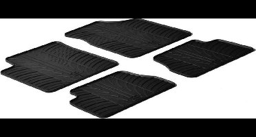 Gledring Rubbermatten passend voor Kia Picanto 2004-2011 (T profiel 4-delig)
