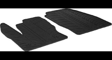 Gledring Rubbermatten passend voor Ford Tourneo Connect Cargo 2014-2016 (T profiel 2 delig + montageclips)