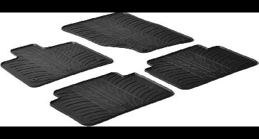 Gledring Rubbermatten passend voor Audi Q7 2006-2015 (T profiel 4-delig + montageclips)