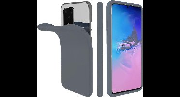 Nano Silicone backcover hoesje Geschikt Voor Samsung Galaxy S20 Plus - Grijs