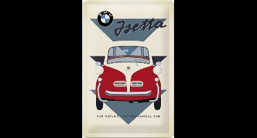 Wandbord – BMW Isetta -20x30 cm
