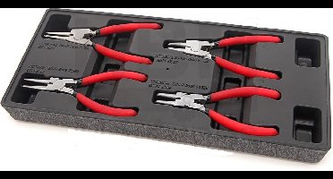 HBM 4-delige 150 mm seegerringtangen set inlay