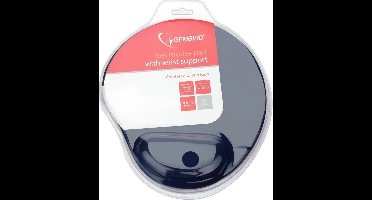 Muismat met gel polssteun, blauw