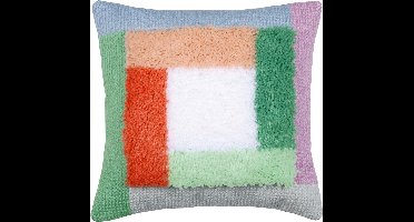 Vervaco - Knoop kettingsteekkussen kit - Abstract form - PN-0175369 - Borduren - Borduurpakket - Borduurpakket volwassenen - Borduurpakket kind