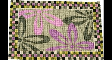 Vervaco - Kruissteektapijt kit - Decoratieve bloemen - PN-0146812 - Borduren - Borduurpakket - Borduurpakket volwassenen - Borduurpakket kind