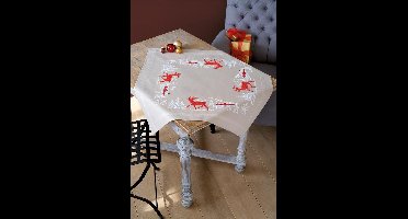 Vervaco - Tafelkleed kit - Kerst - Noorse winter - PN-0147532 - Borduren - Borduurpakket - Borduurpakket volwassenen - Borduurpakket kind
