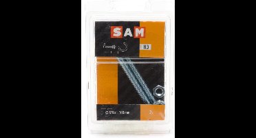 2x SAM Schroefhaak metrisch + moer M8x100mm 817024 H3