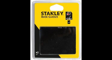 STANLEY Lasglas donker - 75x98 mm - 2 stuks