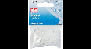 Prym Gordijnhaken - Wit - 30 Stuks - Kunststof