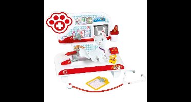 Dierenhospitaal met Kat + Geluid en Licht + Accessoires