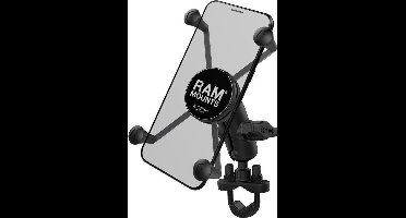 RAM Mounts X-Grip Grote Telefoonhouder met Stuur U-Bout Basis - Korte