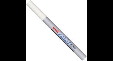 Uni Paint Zilveren PX-203 Paint Marker - Extra fijne 0,8mm punt