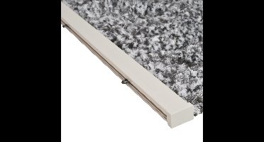 Vliegengordijn Kattenstaart 90x220 Zw/wit gem.