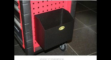 Benson Prullenbak voor gereedschapswagen - duurzaam - 7 liter - eenvoudig te bevestigen