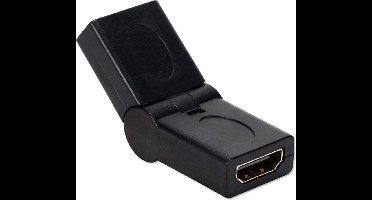 HDMI naar HDMI koppelstuk- 180 graden