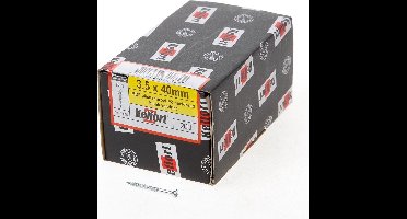 Kelfort MDF plaatschroef platverzonken kop pozidriv verzinkt voldraad 3.5 x 40mm
