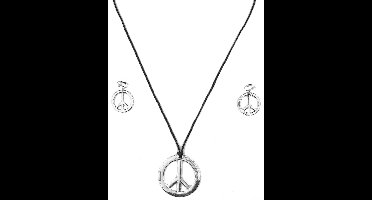 Vegaoo - Set Hippie sieraden voor volwassenen