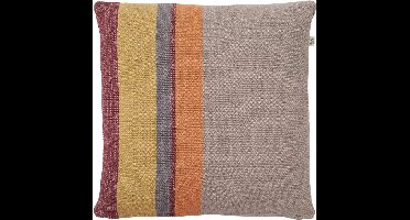 Dutch Decor DENES - Sierkussen taupe 45x45 cm - Inclusief binnenkussen