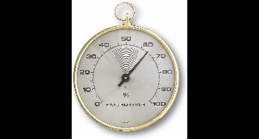 TFA Hygrometer analoog Ø102mm met messing ring