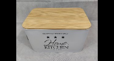 Doos 717657 home kitchen wit rechthoek metaal