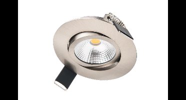 Integral LED - Ultra slim serie - kantelbare inbouw spot - 6,5 watt - 3000K - Dimbaar - RVS