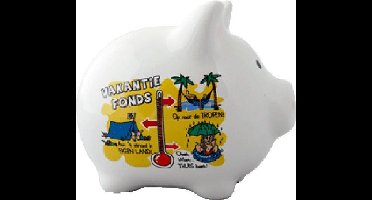 Spaarvarken Vakantiefonds. 11 x 12 x 10 cm