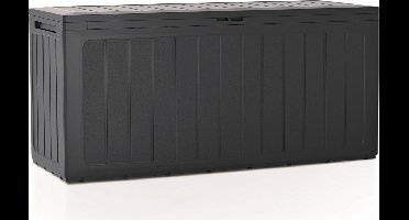 Baul de Jardin 280 liter Prospeplast Lookox plastic in antraciet 116 x 43,3 x 55 cm