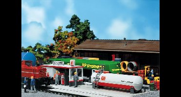 Faller - DB-tankinstallatie - modelbouwsets, hobbybouwspeelgoed voor kinderen, modelverf en accessoires