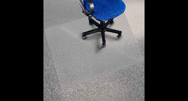 Bescherm mat voor uw vloer met anti slip transparant 90x120cm | Mat beschermt uw vloer tegen krassen en beschadiging | Handig voor bureaustoelen, fitnessapparatuur etc. | Duurzaam en veilig materiaal zonder giftige stoffen