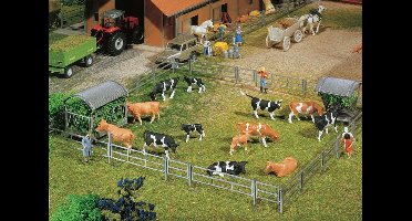 Faller - Hekken voor stallen, 2000 mm (2 x 1000 mm) - modelbouwsets, hobbybouwspeelgoed voor kinderen, modelverf en accessoires