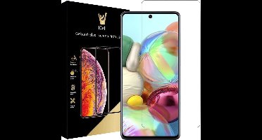 Screenprotector geschikt voor Samsung A71 - Glas Screen Protector