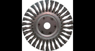 Ironside Rondborstel staaldraad getordeerd 125 x 22.2mm